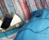 Hügelbert, das Handy-Schräghalte-Kissen. Eine Nähanleitung mit Schnittmuster in 2 Größen von shesmile. Für Tablet, E-Book Reader oder Handy. Für Kinder oder Erwachsene. Ergebnisse aus dem Probenähen.