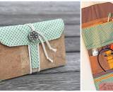 Kulturtasche / Reisekosmetik -Hanging3- (Nähanleitung und Schnittmuster von shesmile). Genäht mit Designelementen aus Kork.