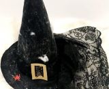 Nähanleitung und Schnittmuster gestaltet als PDF-E-Book von shesmile für ein Hexen- oder Zauberer-Kostüm Annabelle. Passend für jede Größe. Mit Hexenhut und Tellerrock mit Tüll-Fransen. Passend für jede Faschings- und Halloween-Party! Beides lässt si