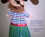 Adventskalender - Pirat Käptn Wildbart - Nähanleitung und Schnittmuster von shesmile. Hier genäht von Martha.