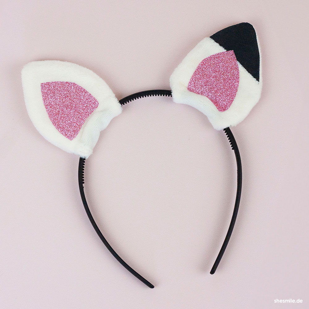 haarreif katzenohren shesmile diy 006