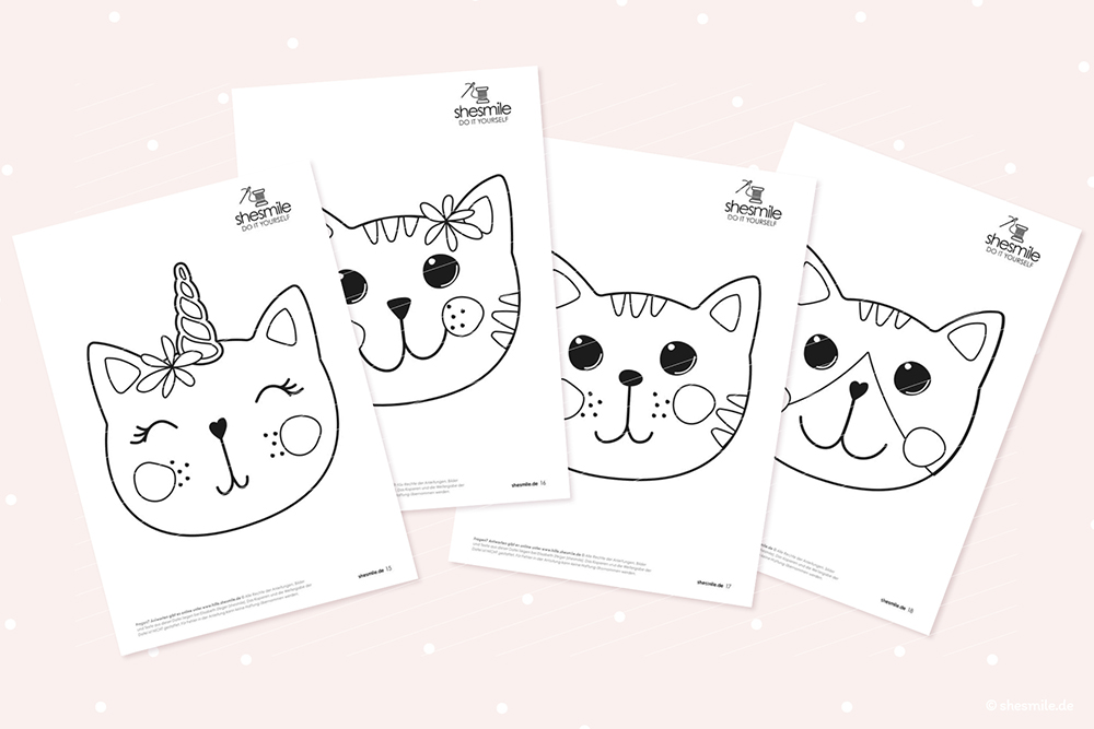 katze einladung shesmile ausmalbilder