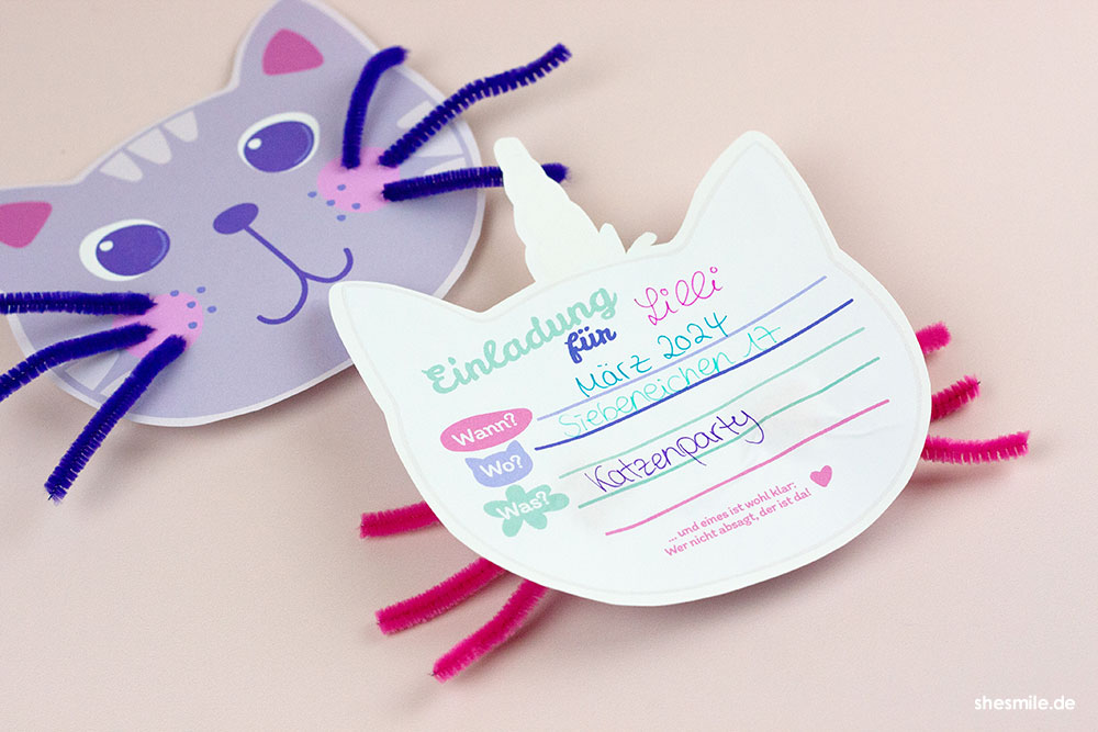 katze einladung shesmile diy 073