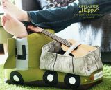 Kipplaster Hüppa (Eine Nähanleitung mit Schnittmuster von shesmile) Hüppa, der Kipplaster aus Stoff zum Hüpfen und Bepacken. Als Adventskalender, Kinderzimmer-Utensilo, Feuerwehr-Auto oder Hüpf-Rutsch-Baustellenfahrzeug. Ergebnisse aus dem Probenähen