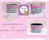 Kosmetik-Täschchen - Lotta (Nähanleitung & Schnittmuster von shesmile)