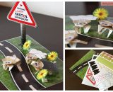 Eine Krötenwanderung als Geldgeschenk (Bastelanleitung und Druckvorlage von shesmile) Das originelle Geschenk für Hochzeit, Taufe oder den Geburtstag.