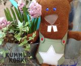 Kummertier - Kummer Korki (Nähanleitung samt Schnittmuster von shesmile) Nähen mit Kork, Leder oder SnapPap.