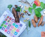 Druckvorlagen und Spielideen für ein Natur-Bingo gestaltet als PDF-E-Book von shesmile. Perfekt als Schatzsuche für den nächsten Kindergeburtstag oder als Ferien- und Freizeitprogramm für Kinder.