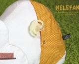 Elefant - Nelefant (Eine Nähanleitung samt Schnittmuster von shesmile) Ein großes Kuschelkissen-Stofftier für kleiner Tasche in der Badehose.