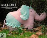 Elefanten-Kuscheltier - Nelefant (Nähanleitung und Schnittmuster von shesmile)