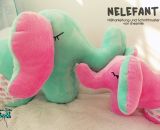 Elefanten-Kuscheltier - Nelefant (Nähanleitung und Schnittmuster von shesmile)