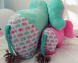 Elefanten-Kuscheltier - Nelefant (Nähanleitung und Schnittmuster von shesmile)