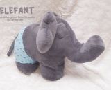 Elefanten-Kuscheltier - Nelefant (Nähanleitung und Schnittmuster von shesmile)