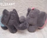 Elefanten-Kuscheltier - Nelefant (Nähanleitung und Schnittmuster von shesmile)