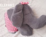 Elefanten-Kuscheltier - Nelefant (Nähanleitung und Schnittmuster von shesmile)