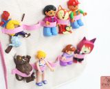 Aufbewahrungstasche OllyOrganizer (Eine Nähanleitung mit Schnittmuster von shesmile) Sortiere Spielzeug, Tonies, Spielfiguren, Malsachen oder Kosmetik ordentlich ein. Praktisch für Unterwegs. Für Kinder oder Erwachsene.