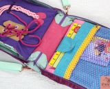 Aufbewahrungstasche OllyOrganizer (Eine Nähanleitung mit Schnittmuster von shesmile) Sortiere Spielzeug, Tonies, Spielfiguren, Malsachen oder Kosmetik ordentlich ein. Praktisch für Unterwegs. Für Kinder oder Erwachsene.