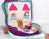Aufbewahrungstasche OllyOrganizer (Eine Nähanleitung mit Schnittmuster von shesmile) Sortiere Spielzeug, Tonies, Spielfiguren, Malsachen oder Kosmetik ordentlich ein. Praktisch für Unterwegs. Für Kinder oder Erwachsene.