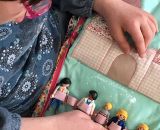 Aufbewahrungstasche OllyOrganizer (Eine Nähanleitung mit Schnittmuster von shesmile) Sortiere Spielzeug, Reiseunterlagen, Tonies, Spielfiguren, Malsachen oder Kosmetik ordentlich ein. Praktisch für Unterwegs. Für Kinder oder Erwachsene.