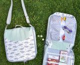 Aufbewahrungstasche OllyOrganizer (Eine Nähanleitung mit Schnittmuster von shesmile) Sortiere Spielzeug, Reiseunterlagen, Tonies, Spielfiguren, Malsachen oder Kosmetik ordentlich ein. Praktisch für Unterwegs. Für Kinder oder Erwachsene.