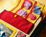 Aufbewahrungstasche OllyOrganizer (Eine Nähanleitung mit Schnittmuster von shesmile) Sortiere Spielzeug, Reiseunterlagen, Tonies, Spielfiguren, Malsachen oder Kosmetik ordentlich ein. Praktisch für Unterwegs. Für Kinder oder Erwachsene.