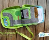 Aufbewahrungstasche OllyOrganizer (Eine Nähanleitung mit Schnittmuster von shesmile) Sortiere Spielzeug, Reiseunterlagen, Tonies, Spielfiguren, Malsachen oder Kosmetik ordentlich ein. Praktisch für Unterwegs. Für Kinder oder Erwachsene.