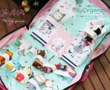 Aufbewahrungstasche OllyOrganizer (Eine Nähanleitung mit Schnittmuster von shesmile) Sortiere Spielzeug, Reiseunterlagen, Tonies, Spielfiguren, Malsachen oder Kosmetik ordentlich ein. Praktisch für Unterwegs. Für Kinder oder Erwachsene.