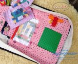 Aufbewahrungstasche OllyOrganizer (Eine Nähanleitung mit Schnittmuster von shesmile) Sortiere Spielzeug, Reiseunterlagen, Tonies, Spielfiguren, Malsachen oder Kosmetik ordentlich ein. Praktisch für Unterwegs. Für Kinder oder Erwachsene.