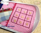Aufbewahrungstasche OllyOrganizer (Eine Nähanleitung mit Schnittmuster von shesmile) Sortiere Spielzeug, Reiseunterlagen, Tonies, Spielfiguren, Malsachen oder Kosmetik ordentlich ein. Praktisch für Unterwegs. Für Kinder oder Erwachsene.