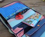 Aufbewahrungstasche OllyOrganizer (Eine Nähanleitung mit Schnittmuster von shesmile) Sortiere Spielzeug, Reiseunterlagen, Tonies, Spielfiguren, Malsachen oder Kosmetik ordentlich ein. Praktisch für Unterwegs. Für Kinder oder Erwachsene.
