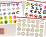 Orden, Brosche, Medaille - The Best (Eine Nähanleitung samt Schnittmuster und 70 Plotterdateien von shesmile)