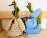 Nähanleitung und Schnittmuster gestaltet als PDF-E-Book für eine Wendetasche mit Kordelzug welche nach dem Wenden zum süßen Hasenkuscheltier wird. Der Osternesthase von shesmile! Dieses nachhaltige Osternest wird nach dem entleeren nicht weggeworfen 