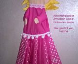 Adventskalender - Prinzessin Emilia (Nähanleitung und Schnittmuster von shesmile) Hier genäht von Martha.