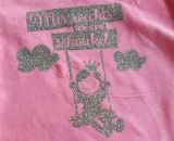 Mir reichts! Ich geh schaukeln! (Plotterdatei, Illustration und Ausmalbild von shesmile) Eine Schaukelprinzessin für kleine Prinzessinnen. Verschönert Kinderzimmer, Kinderkleidung oder Sporttaschen.
