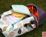 Rucksack BigKlapPack (Nähanleitung und Schnittmuster von shesmile) Ein richtig großer Rucksack für den Schwimmbad-Besuch, Urlaub, Wochenend-Trip oder zum Sport ... näh dir deinen BigKlapPack, so wie es dir gefällt.