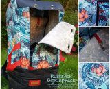 Rucksack BigKlapPack (Nähanleitung und Schnittmuster für 2 Größen von shesmile) Ein richtig großer Rucksack für den Schwimmbad-Besuch, Urlaub, Wochenend-Trip oder zum Sport ... näh dir deinen BigKlapPack, so wie er dir gefällt. Ergebnisse aus dem Pro