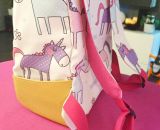 Rucksack KlapPack (Eine Nähanleitung mit Schnittmuster für 2 Größen von shesmile) Ideal für den Kindergarten oder die perfekte Tasche und Aufbewahrung für die Toniebox oder Tonies für unterwegs. Im Urlaub oder auf Reisen.