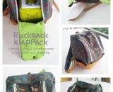 Rucksack KlapPack (Eine Nähanleitung mit Schnittmuster für 2 Größen von shesmile) Ideal für den Kindergarten oder die perfekte Tasche und Aufbewahrung für die Toniebox oder Tonies für unterwegs. Im Urlaub oder auf Reisen.