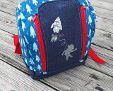 Rucksack KlapPack (Eine Nähanleitung mit Schnittmuster für 2 Größen von shesmile) Die perfekte Tasche und Aufbewahrung für die Toniebox oder Tonies für unterwegs. Im Urlaub oder auf Reisen.