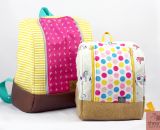 Rucksack KlapPack (Eine Nähanleitung mit Schnittmuster für 2 Größen von shesmile) Ein kleiner Rucksack für den Kindergarten und ein mittelgroßer Rucksack für den Tagesausflug? Beim Sport, beim Oma-Wochenende, für Wechselklamotten, im Urlaub und auf R