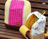 Rucksack KlapPack (Eine Nähanleitung mit Schnittmuster für 2 Größen von shesmile) Ein kleiner Rucksack für den Kindergarten und ein mittelgroßer Rucksack für den Tagesausflug? Beim Sport, beim Oma-Wochenende, für Wechselklamotten, im Urlaub und auf R