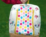 Rucksack KlapPack (Eine Nähanleitung mit Schnittmuster für 2 Größen von shesmile) Ein kleiner Rucksack für den Kindergarten und ein mittelgroßer Rucksack für den Tagesausflug? Beim Sport, beim Oma-Wochenende, für Wechselklamotten, im Urlaub und auf R