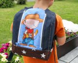 Rucksack KlapPack (Eine Nähanleitung mit Schnittmuster für 2 Größen von shesmile) Ein kleiner Rucksack für den Kindergarten und ein mittelgroßer Rucksack für den Tagesausflug? Beim Sport, beim Oma-Wochenende, für Wechselklamotten, im Urlaub und auf R
