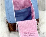 Rucksack KlapPack (Eine Nähanleitung mit Schnittmuster für 2 Größen von shesmile) Ergebnisse aus dem Probenähen.
