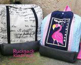 Rucksack KlapPack (Eine Nähanleitung mit Schnittmuster für 2 Größen von shesmile) Ergebnisse aus dem Probenähen.