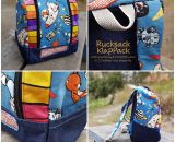 Rucksack KlapPack (Eine Nähanleitung mit Schnittmuster für 2 Größen von shesmile) Ergebnisse aus dem Probenähen.
