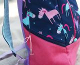 Rucksack MidiKlapPack - Das Herzstück der KlapPack-Serie. Kleiner als groß und XXL, größer als klein und mittel - Midi eben (Nähanleitung & Schnittmuster von shesmile) Fürs Schwimmbad, Schulkind, Urlaub, Schultasche!