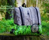 Rucksack MidiKlapPack - Das Herzstück der KlapPack-Serie. Kleiner als groß und XXL, größer als klein und mittel - Midi eben (Nähanleitung & Schnittmuster als PDF-E-Book gestaltet von shesmile)