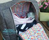Rucksack MidiKlapPack - Das Herzstück der KlapPack-Serie. Kleiner als groß und XXL, größer als klein und mittel - Midi eben (Nähanleitung & Schnittmuster als PDF-E-Book gestaltet von shesmile)