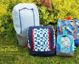 Rucksack MidiKlapPack - Das Herzstück der KlapPack-Serie. Kleiner als groß und XXL, größer als klein und mittel - Midi eben (Nähanleitung & Schnittmuster als PDF-E-Book gestaltet von shesmile)